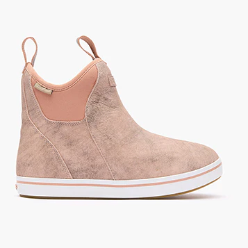 Women's Leather Ankle Deck Boot - Image 3